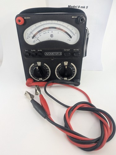 Vintage universal avometer - vintage,