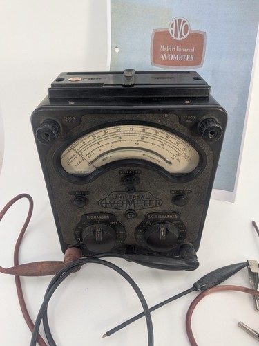 Vintage universal avometer - vintage,