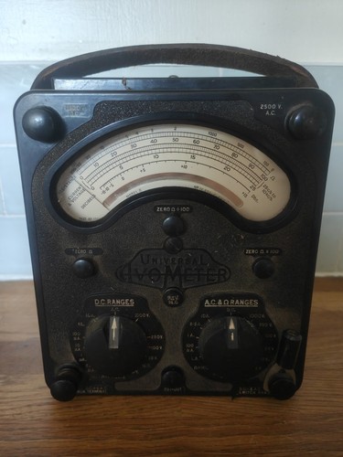 Vintage universal avometer - vintage,
