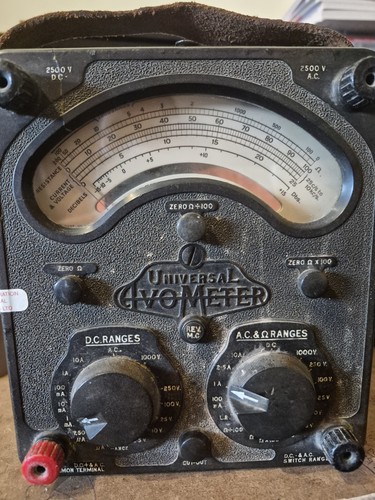 Vintage universal avometer - vintage,