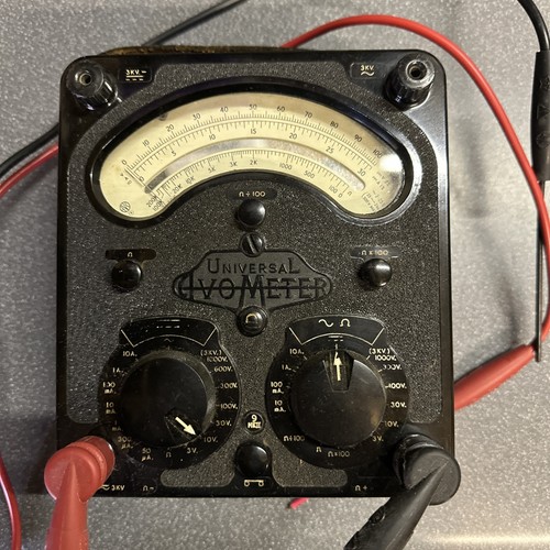 Vintage universal avometer - "universal, avometer"